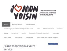 Tablet Screenshot of jaimemonvoisin.org